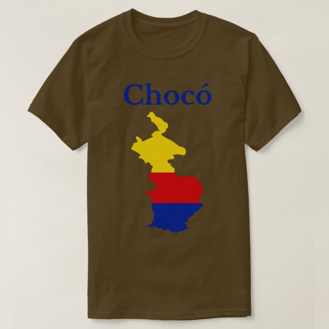 Choco Department Karta Colombia T Shirt (Design framsida)