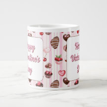 Choco Heart-Anpassadet Specialty Mugg