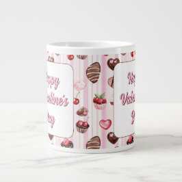 Choco Heart-Anpassadet Specialty Mugg Jumbo Mugg