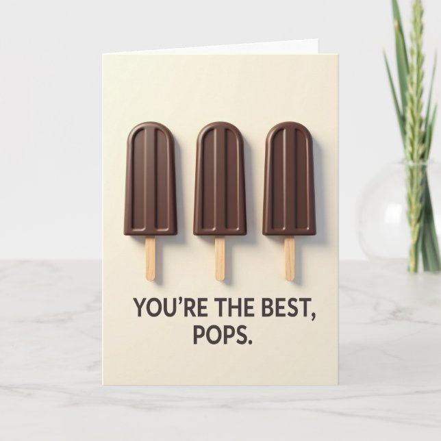 Choco Pops Bästa Pops Kort (Framsida)