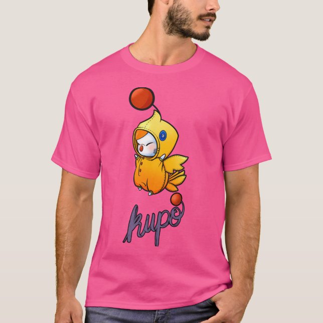 Chocobo Dress Moogle från slutlig Fantasy T Shirt (Framsida)