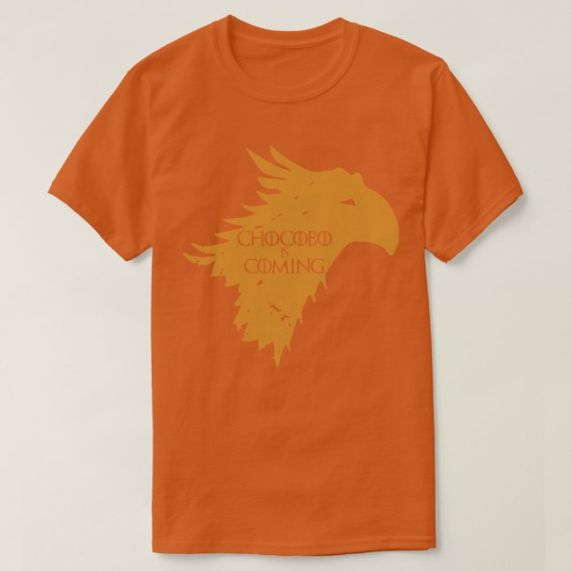 Chocobo kommer t shirt (Design framsida)