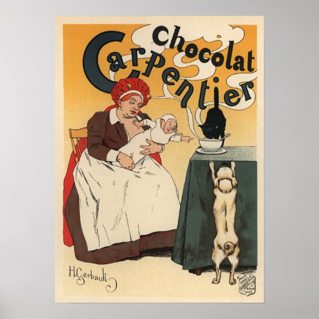 Chocolat Carpentier Poster (Framsidan)