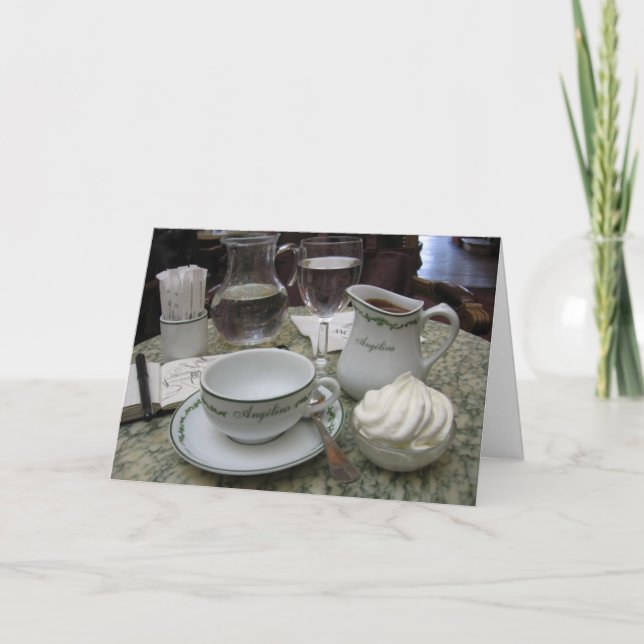Chocolat Chaud Paris Kort (Framsida)