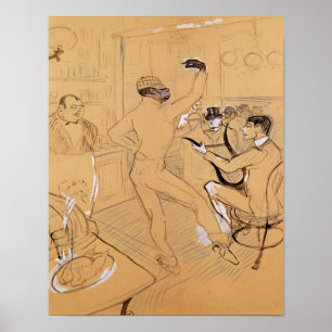 Chocolat Dancing, 1896 Poster
