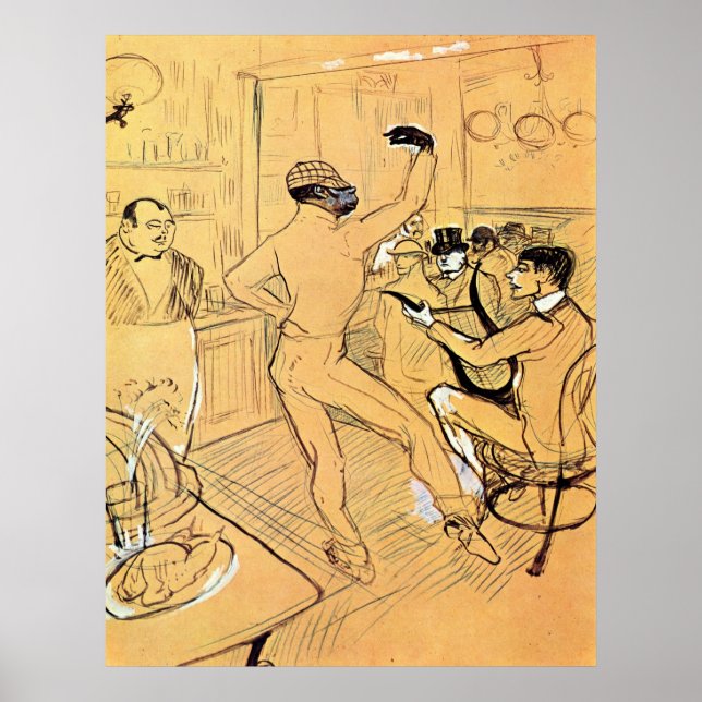 Chocolat-dans av Toulouse-Lautrec Poster (Framsidan)