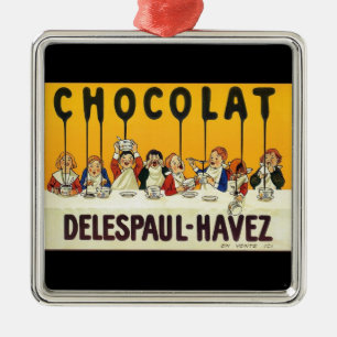 Chocolat Delespaul Havez Julgransprydnad Metall