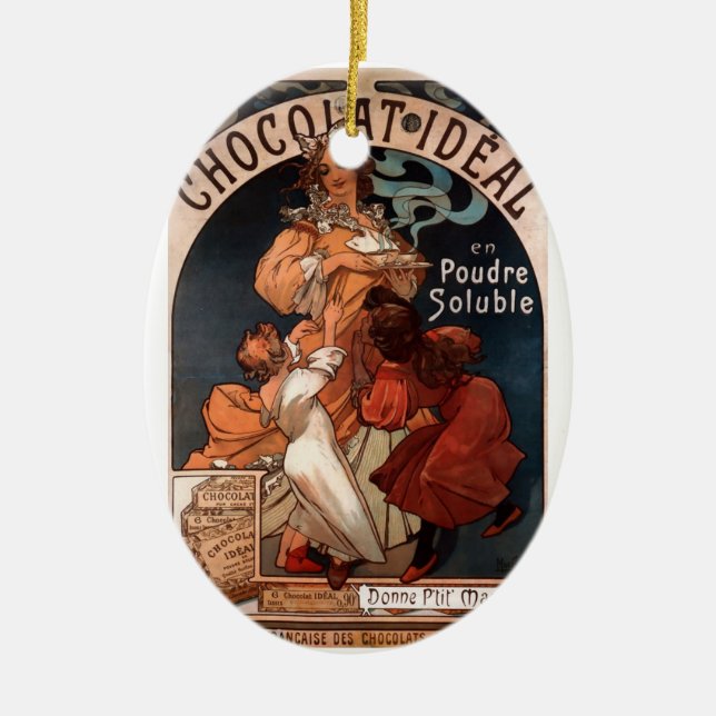 Chocolat Ideal Julgransprydnad Keramik (Framsidan)