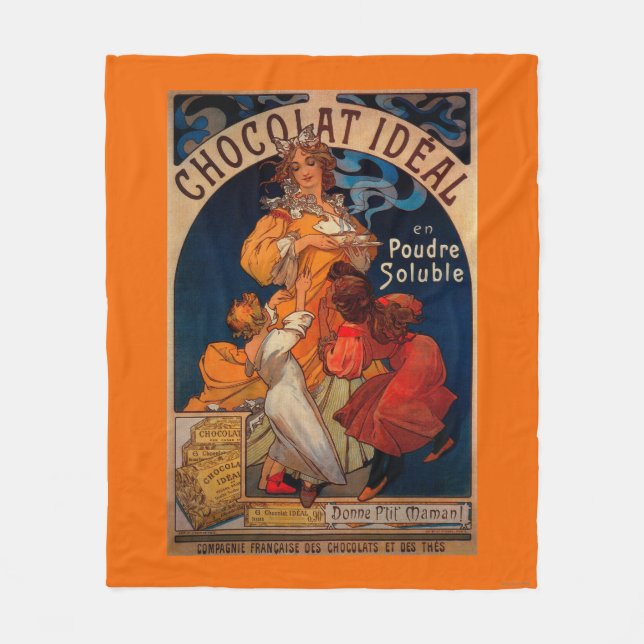 Chocolat idealvintage PosterEurope Fleecefilt (Framsidan)