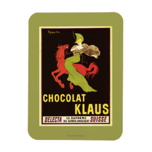 Chocolat Klaus Annons Poster Magnet