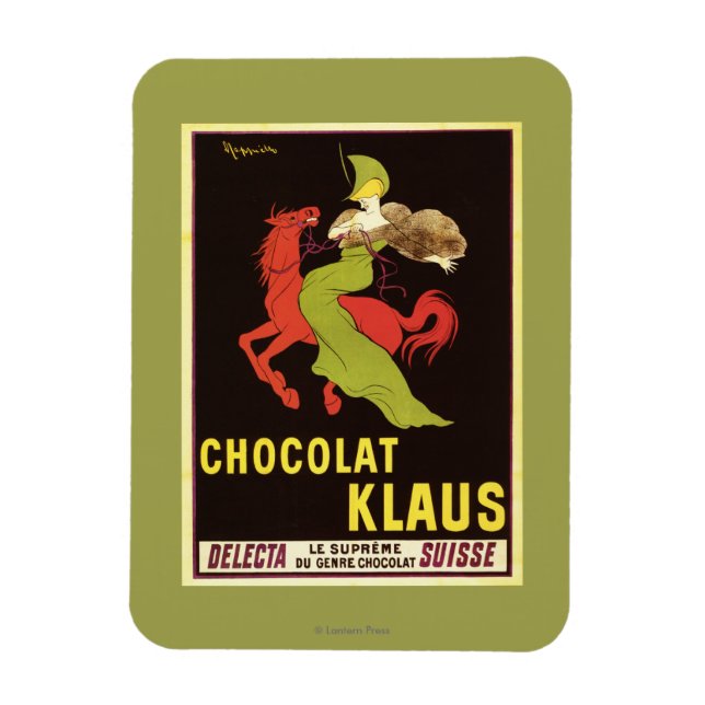 Chocolat Klaus Annons Poster Magnet (Vertikal)