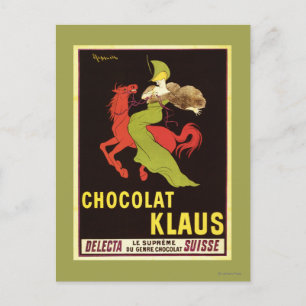 Chocolat Klaus Annons Poster Vykort