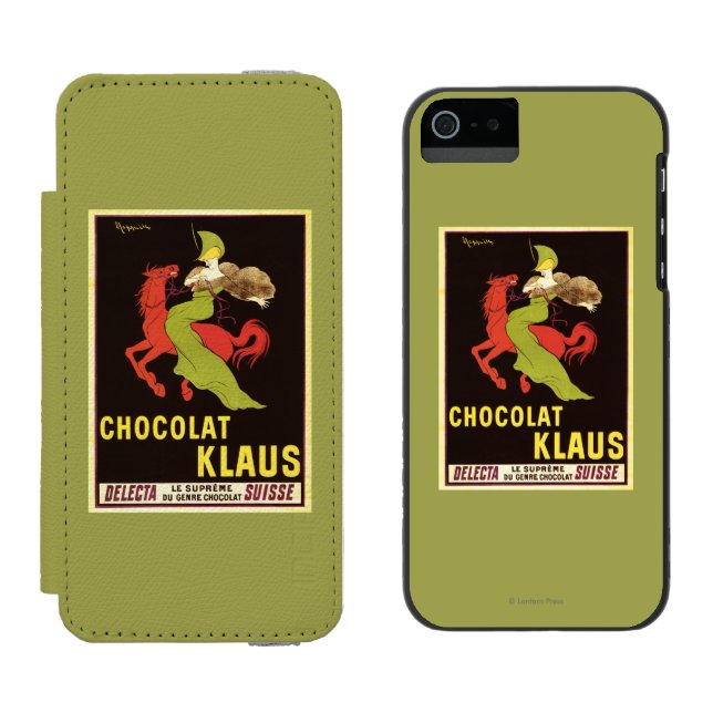 Chocolat Klaus annonseringaffisch Incipio iPhone Wallet Skal (Sida vid Sida)