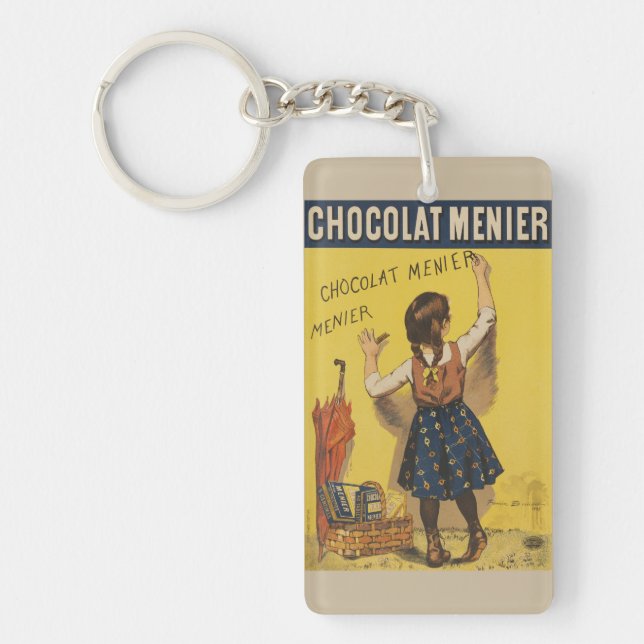 Chocolat Menier Little Girl Wall Writing (Framsidan)