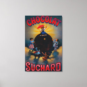 Chocolat Suchard vintage PosterEurope Canvastryck