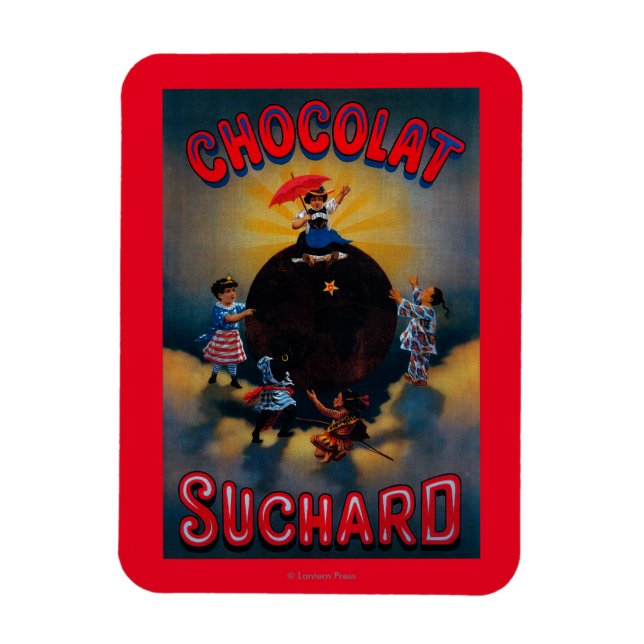 Chocolat Suchard Vintage PosterEurope Magnet (Vertikal)