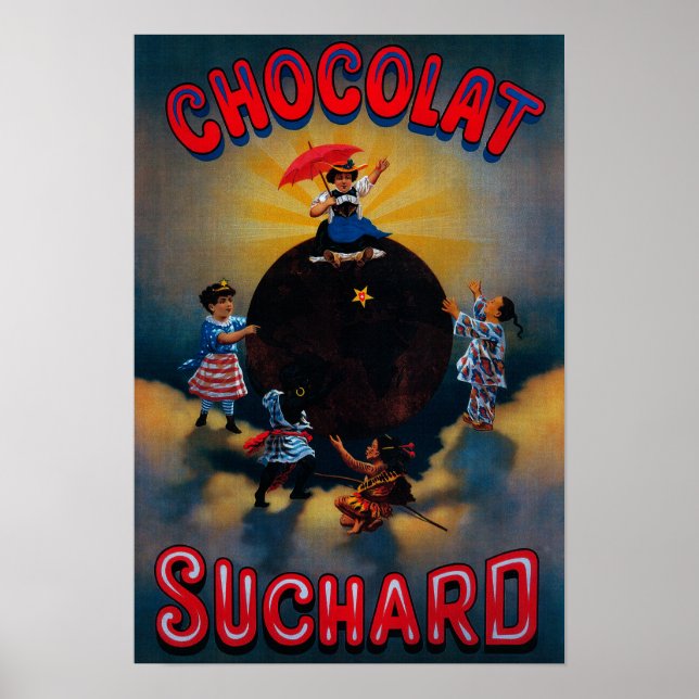 Chocolat Suchard Vintage PosterEurope Poster (Framsidan)