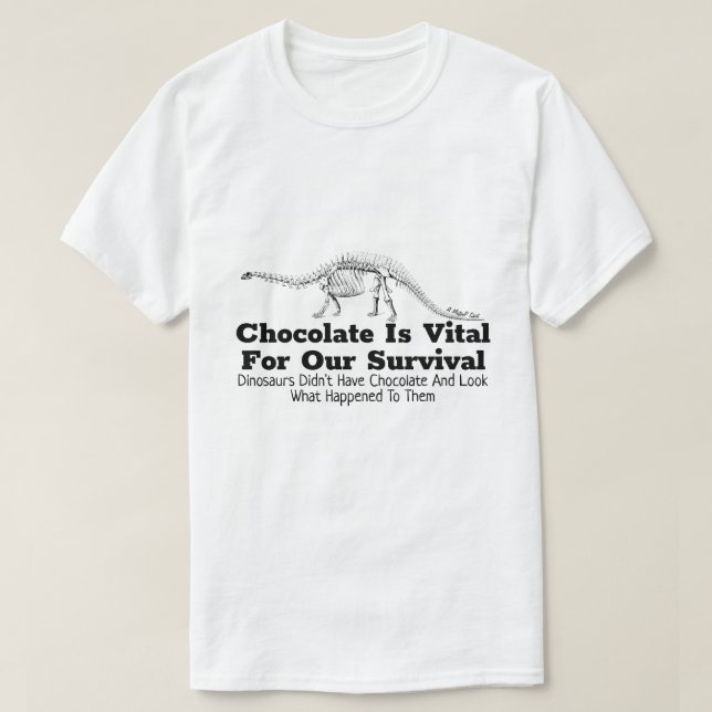 Chocolate - A MisterP Shirt T Shirt (Design framsida)