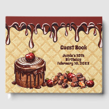 Chocolate älskare bok, Chocolate cherry tårta