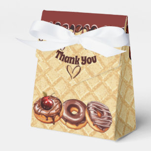 Chocolate älskare donut Barns födelsedag Party Gif Presentaskar