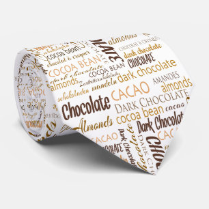 Chocolate Älskare flerspråkig typography Ord Cloud Slips