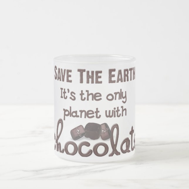 Chocolate Älskare Frostad Glasmugg (Center)