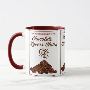 Chocolate Älskare Klubb Mugg