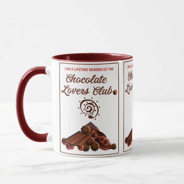 Chocolate Älskare Klubb Mugg (Vänster)