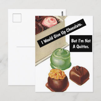 Chocolate Älskare, luddig Vintage vykort