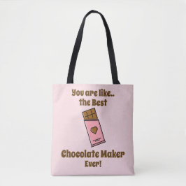 Chocolate Älskare Maker Crossbody Tote Bag Tygkasse