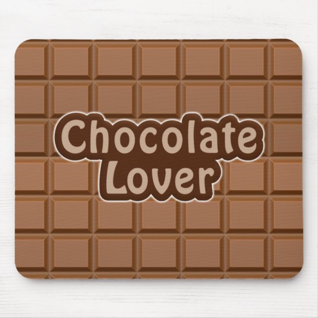 Chocolate Älskare mousepad Musmatta (Framsidan)
