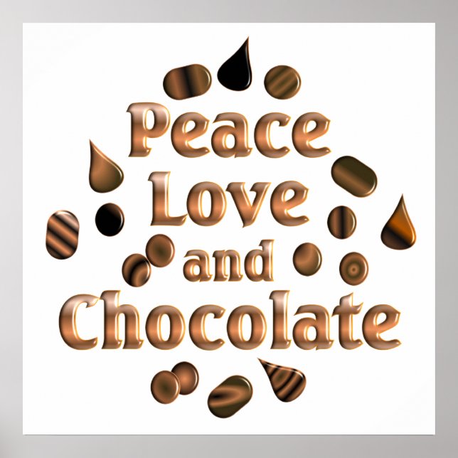 Chocolate Älskare Poster (Framsidan)