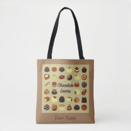 Chocolate Älskare Tote Bag Tygkasse
