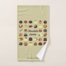 Chocolate Älskare Towels