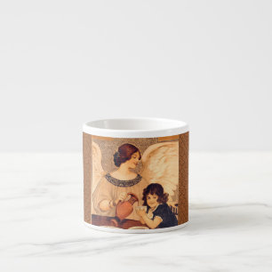Chocolate Angel Fransk Antique Espressomugg