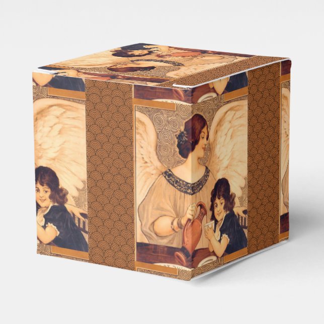 Chocolate Angel Fransk Antique Presentaskar (Framsidan Sidan)