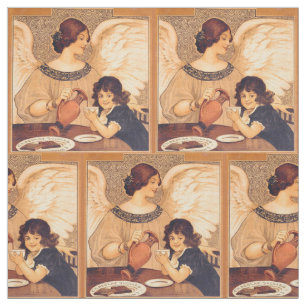 Chocolate Angel Fransk Antique Tyg