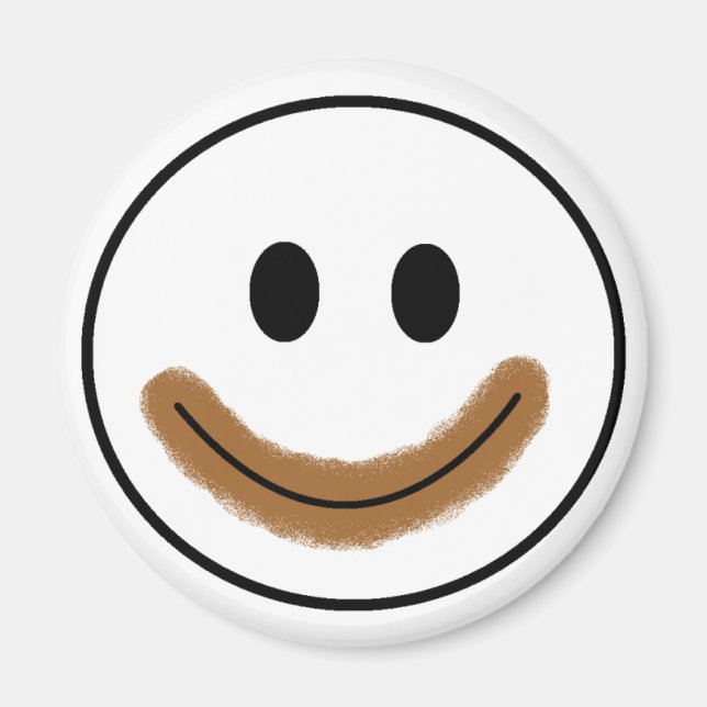Chocolate Ansikte Magnet (Framsidan)
