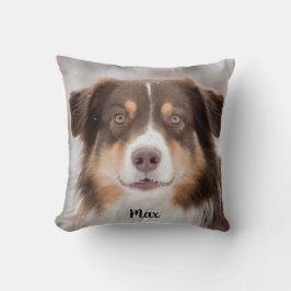 Chocolate Australian shepherd Puppy Hund Kudde