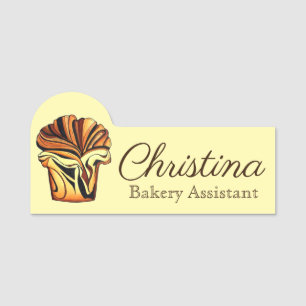 Chocolate Babka Jewish Bakery Bread Slice Food Namnbricka
