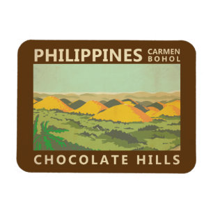 Chocolate Backe Filippinernas Vintage Magnet