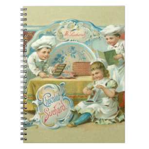 Chocolate Bakers Antique Anteckningsbok