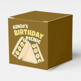 Chocolate Banana Sandwich Birthday Picnic Party Presentaskar