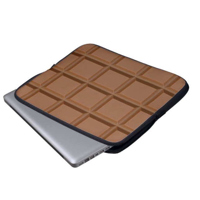 "Chocolate Bar" custom laptop sleeve (Framre botten)