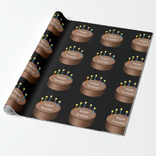 Chocolate Birthday Cake Candles Presentpapper