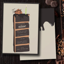 Chocolate Birthday Cake Födelsedagsfest