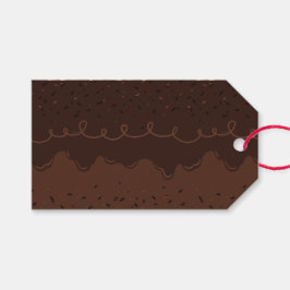 Chocolate Birthday Cake Frosting Presentetikett