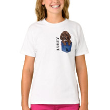 Chocolate Brown Dachshund Personlig T-shirt