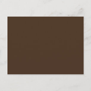 Chocolate Brown - endast Mörk Träd Trunk Brown Fär Vykort