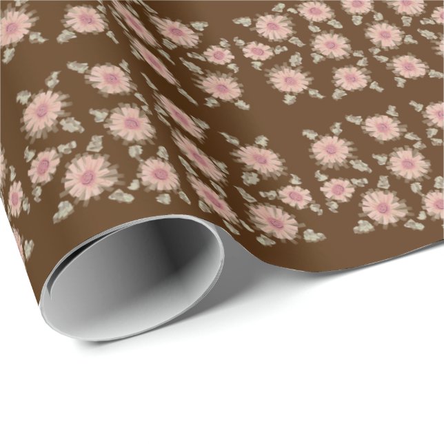 Chocolate Brown Papper Gift-wrap Presentpapper (Rullad Hörn)